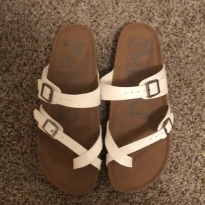 white target brand birkenstock like sandals